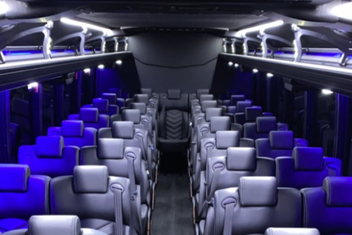 Las Vegas Charter Bus Interior