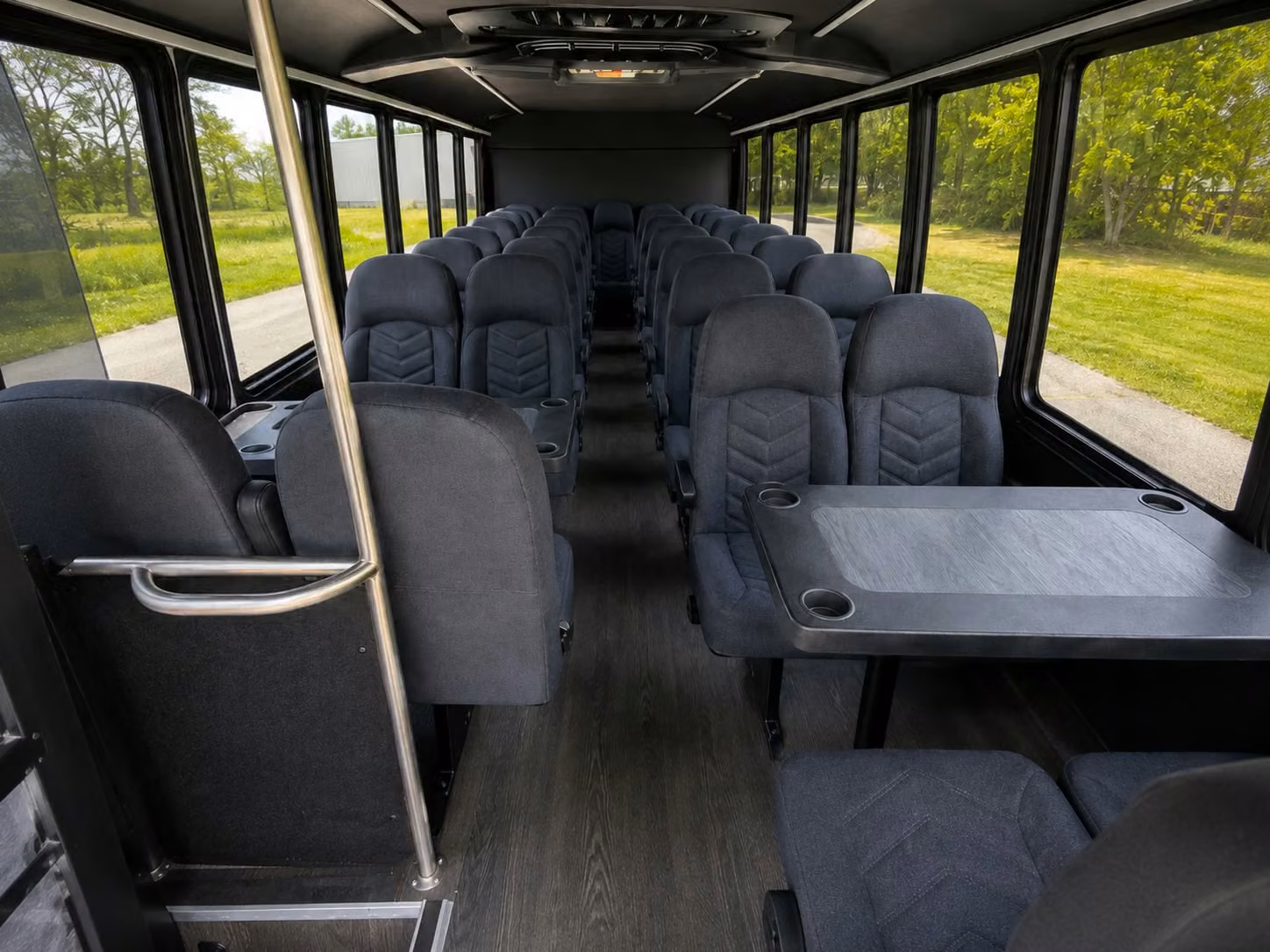 15 passenger minibus inside