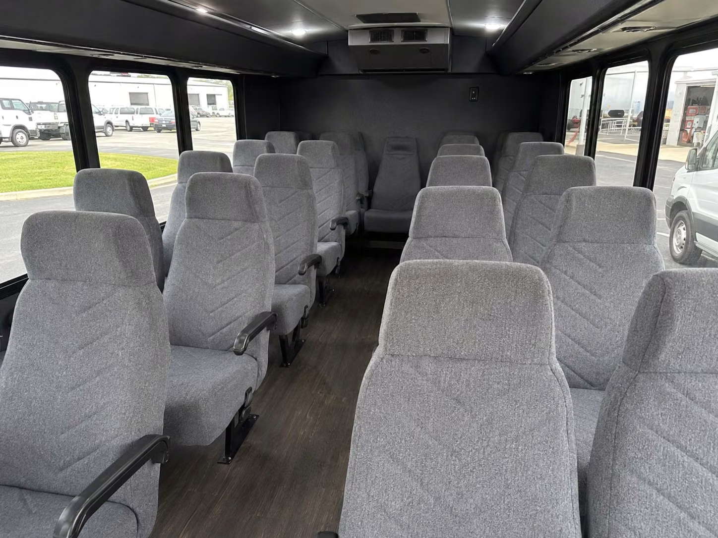 18 passenger minibus interior