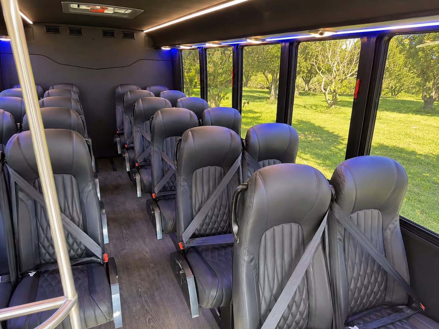 20 passenger minibus interior