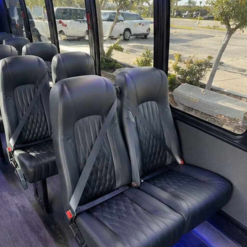 25 passenger minibus interior