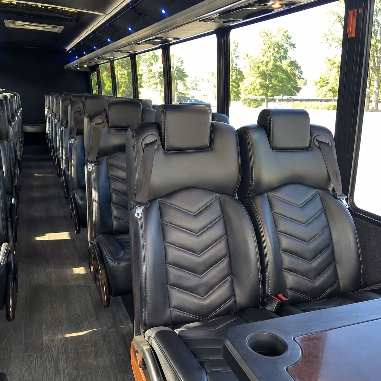 28 passenger minibus inside