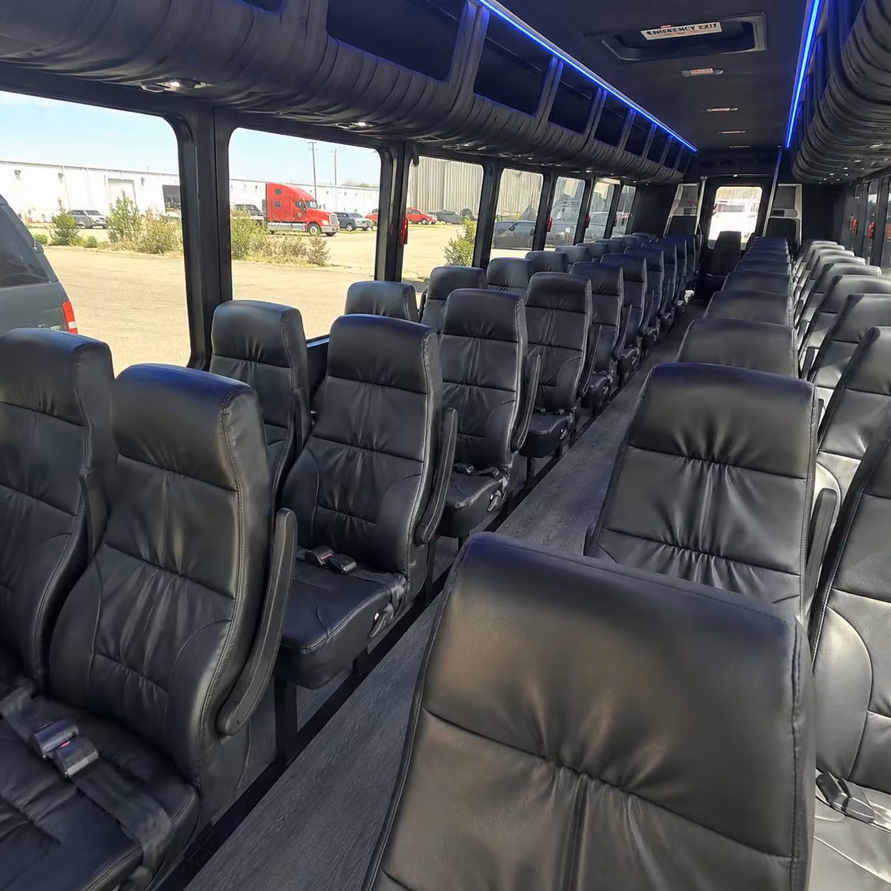 30 passenger minibus inside