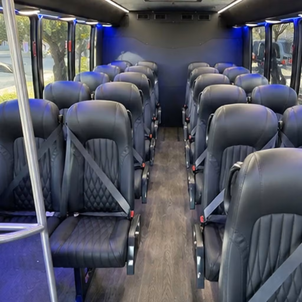 35 passenger minibus inside