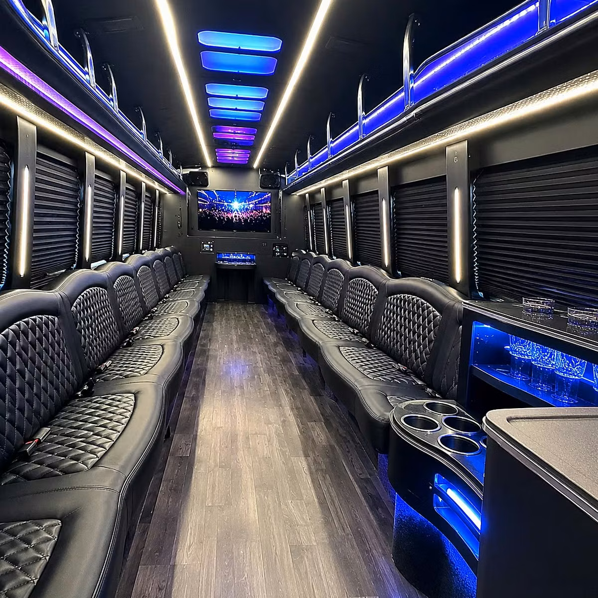 party bus interior