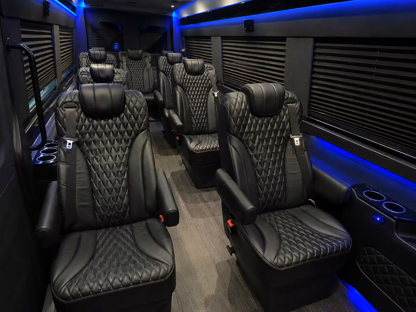 sprinter van with driver inside